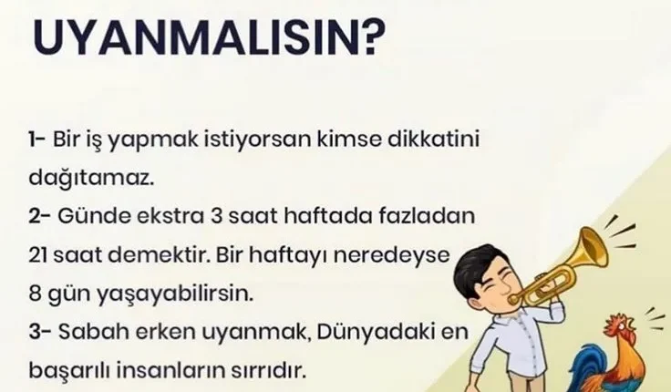 Sabah Erken Uyanmak İçin 5 Geçerli Sebep