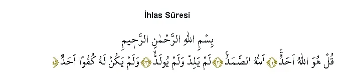 ihlas suresi
