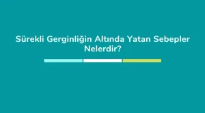 Sürekli Gerginliğin Altında Yatan Sebepler Nelerdir?