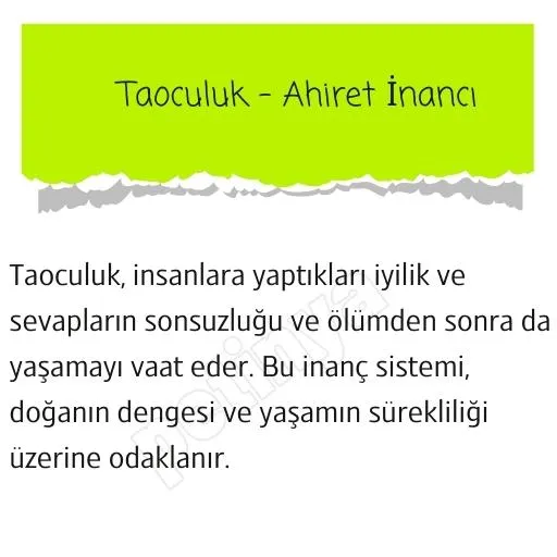 taoculuk ahiret inanci