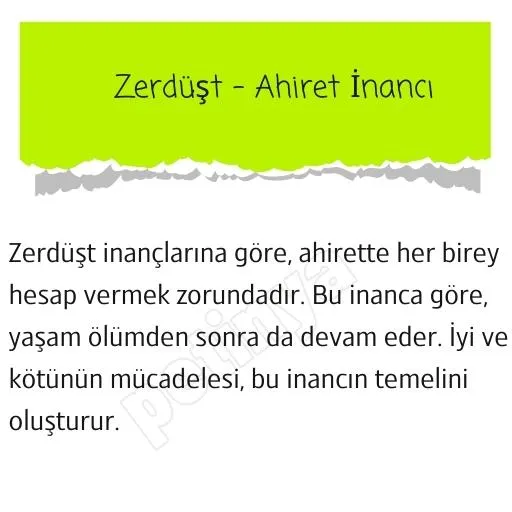 zerdust ahiret inanci