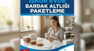 İşkur Evde Bardak Altlığı Paketleme
