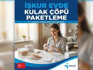 İşkur Evde Kulak Çöpü Paketleme İşi